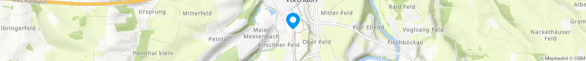 Kartendarstellung des Standorts für Almtal-Apotheke in 4655 Vorchdorf